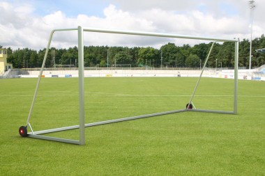 Jugendtor Eco 5 x 2m. mobil, volverschweißt, u. Netztiefe 1,5m