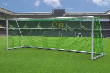 Fußballtor 7,32 x 2,44 m, mobil, exklusiv vollverschweißt, u. Netztiefe 2,0m